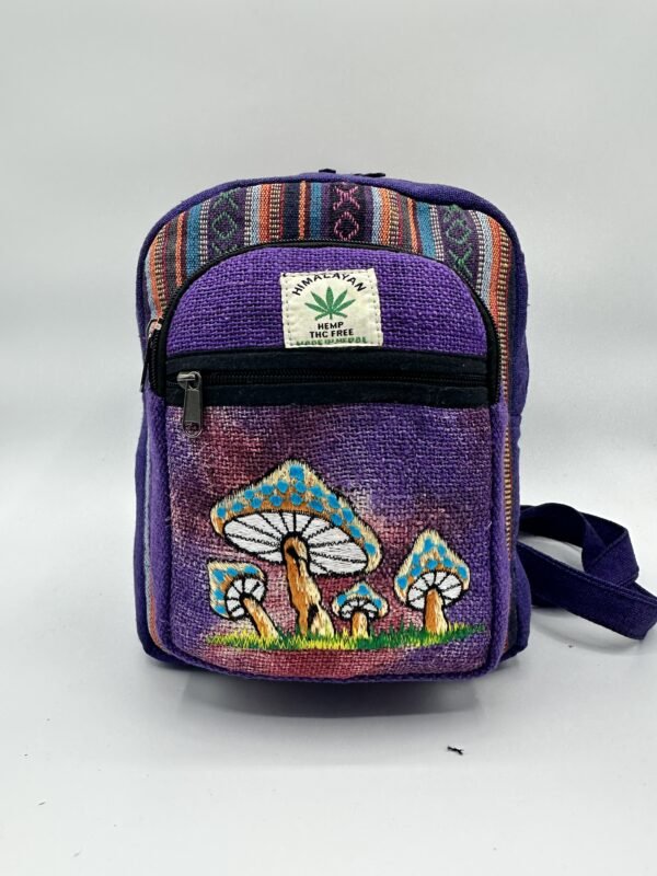 Durable Mushroom Hemp Backpack