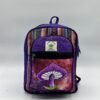 tie dye hemp backpack