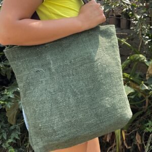 Eco friendly pure hemp shoulder bag