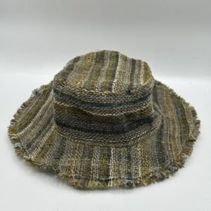 summer wear frill hemp hat