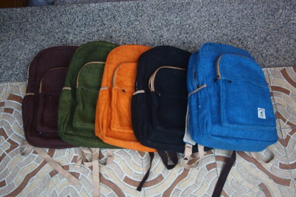 colorful hemp backpacks