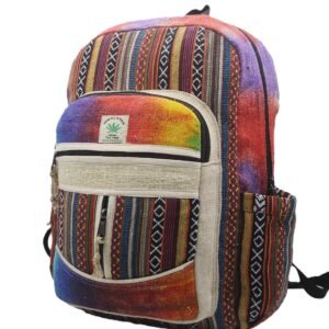 Tie-Dye Mixed Hemp Gheri Backpack