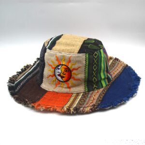 Embroidery Hemp Cotton Hat