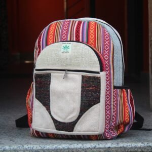 Colorful Hemp Cotton Backpack
